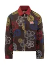 Kenzo Embroidered Jacket In Multi