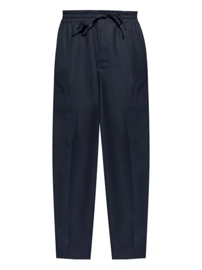 Kenzo Drawstring-waist Jeans In Blue