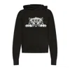 Kenzo Felpa In Cotone Nero Uomo In Black