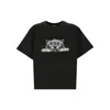 Kenzo Black Oversized T-shirt With Print In Black