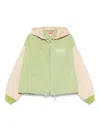 Kenzo Hooded Drawstring Hem Blazer With Ribbed Cuffs