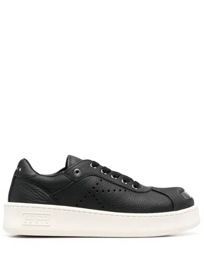 Kenzo Hoops Low Top Sneakers In Black