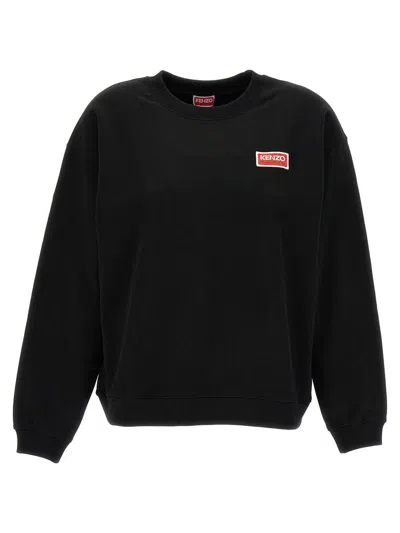 Kenzo Paris Cotton Sweatshirt In Black