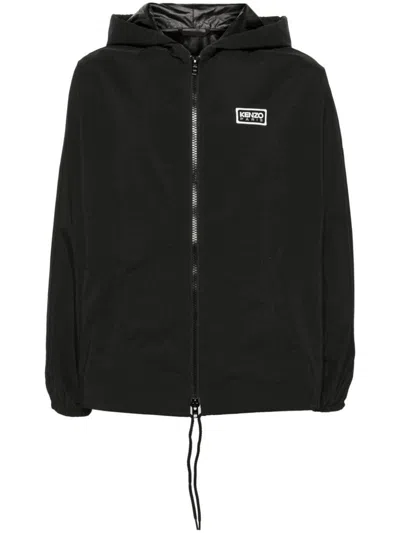 Kenzo Paris Nylon Windbreaker In Black