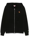Kenzo Men's Boke Flower Full Zip Hoodie In Black