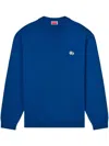 Kenzo Pop Sweater In Merino Wool In Blue