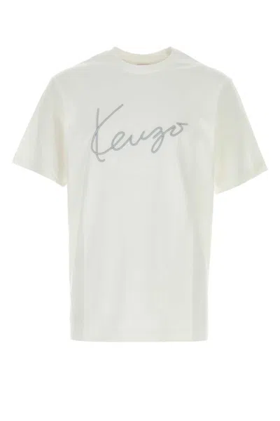 Kenzo Signature Classic T-shirt In White