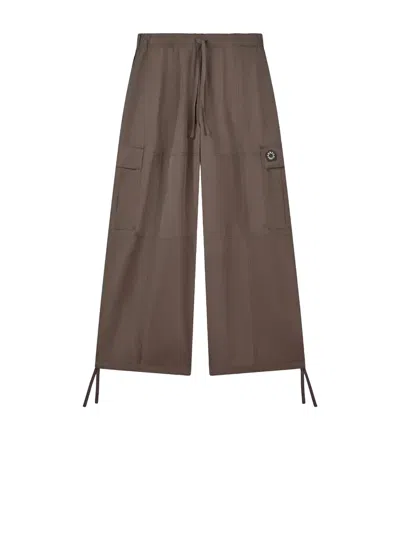 Kenzo Taupe Trousers In Brown