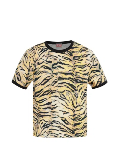 Kenzo Tiger-print T-shirt In Animal Print