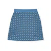 Kenzo Weave Skirt In Blue