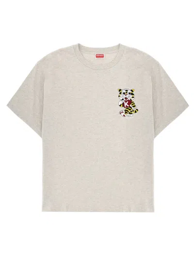 Kenzo " Wild Tiger" T-shirt In White