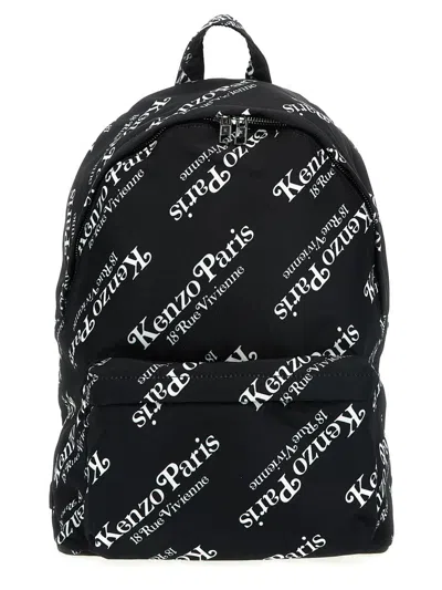 Kenzo 'gram' Backpack In White/black