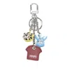 Kenzo Tiger Rabbit Charm Keyring In Black