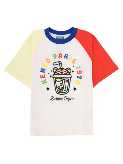 Kenzo Kid's Classic Tee Shirt In White