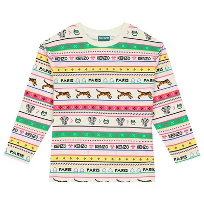 Kenzo Kids Animal Print Long Sleeve T-shirt