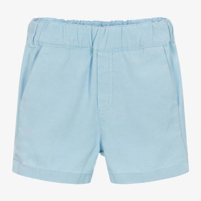 Kenzo Babies'  Kids Boys Blue Cotton & Linen Shorts