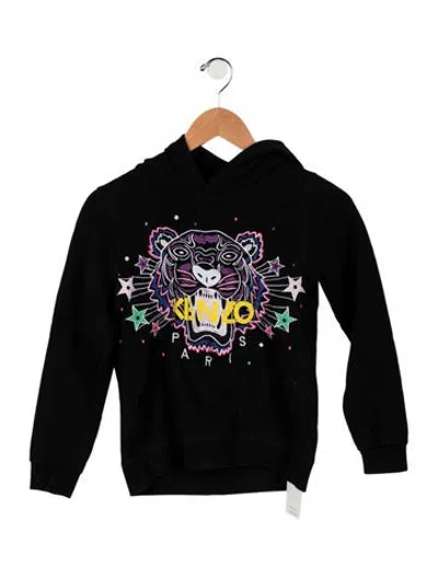 Pre-owned Kenzo Kids Boys Tiger Hoodie In Black