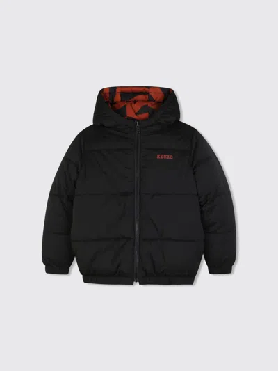 Kenzo Kids Coat Kids Color Black