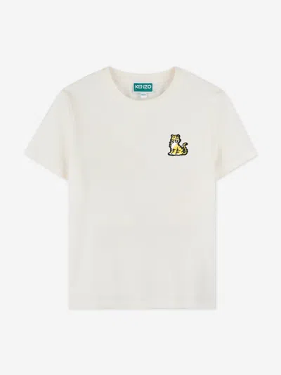 Kenzo Kids Kotora T-shirt In Ivory