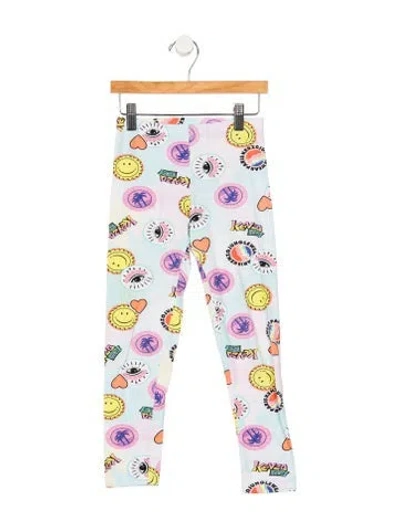Pre-owned Kenzo Kids Leggings Pants In White