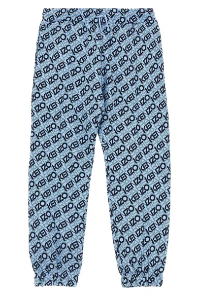 Kenzo Kids Logo Joggers In Black