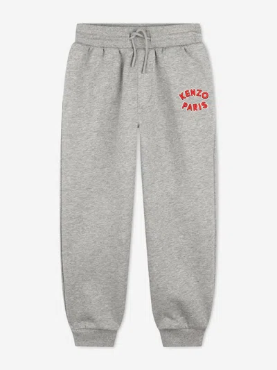Kenzo Babies'  Kids Logo Joggers In Grey