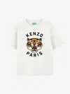 Kenzo Kids Lucky Tiger T-shirt In White