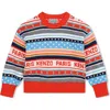 Kenzo Kids' Stripe Crewneck Sweater