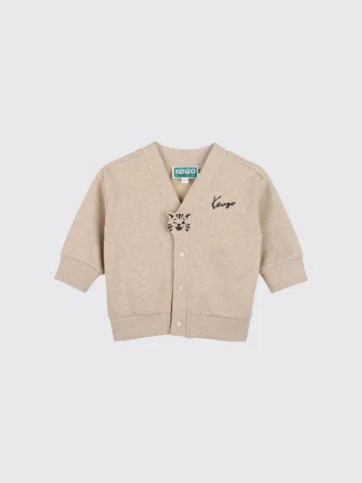 Kenzo Babies'  Kids Sweater Kids Color Beige In Brown
