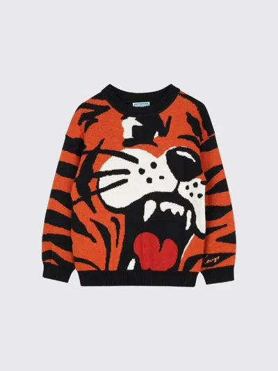 Kenzo Kids Sweater Kids Color Orange