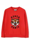 Kenzo Tiger Head-embroidered Sweatshirt