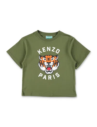 Kenzo Kids T Shirts And Polos Green