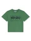 KENZO KENZO KIDS T-SHIRTS AND POLOS GREEN