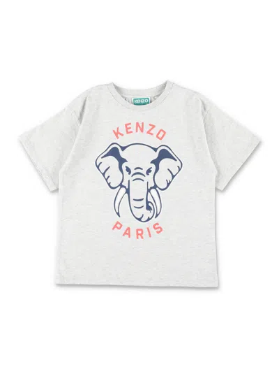 Kenzo Kids T Shirts And Polos Grey In Gray
