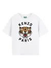 Kenzo Kids Lucky Tiger T-shirt In White