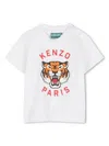 Kenzo Kids T-shirts And Polos White In White