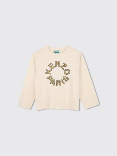 Kenzo Kids T-shirt Kids Color Beige In Neutral