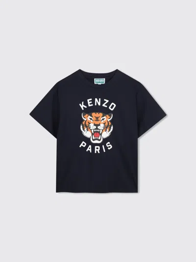 Kenzo Kids T-shirt Kids Color Blue