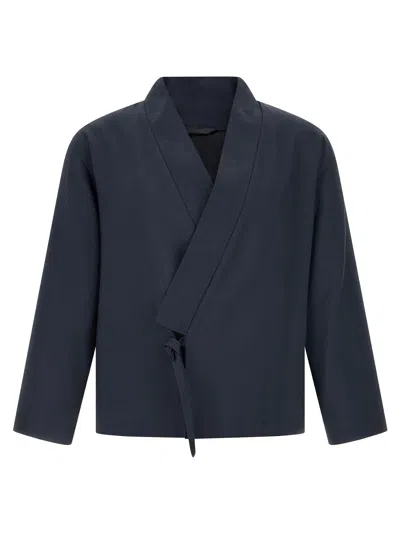 Kenzo Kimono Blazer In Blue