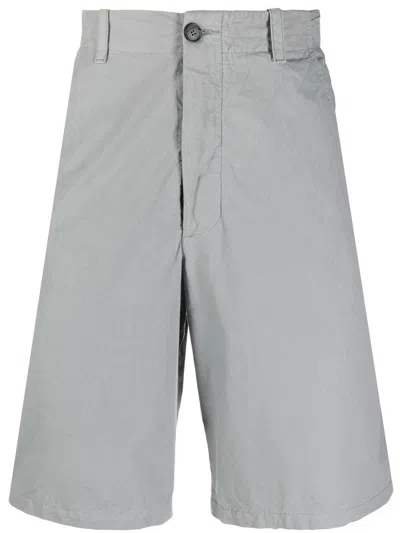 Kenzo Cotton Shorts In Stone