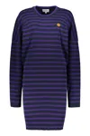 Kenzo Knitted Dress In Purple