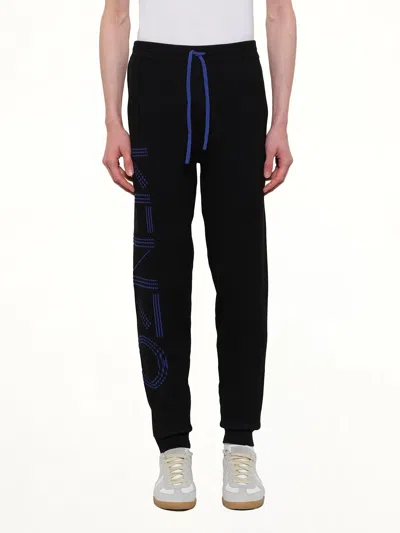 Kenzo Knitted Track Pants In Black
