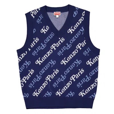 Kenzo Knitted V-neck Sleeveless Sweater