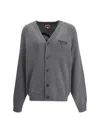 Kenzo Boke Flower Cardigan In Gray