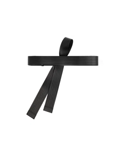 Kenzo Knot Detailed Belt In Black