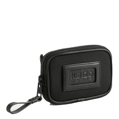 Kenzo Kommuter Logo Patch Card Holder In ["black"]