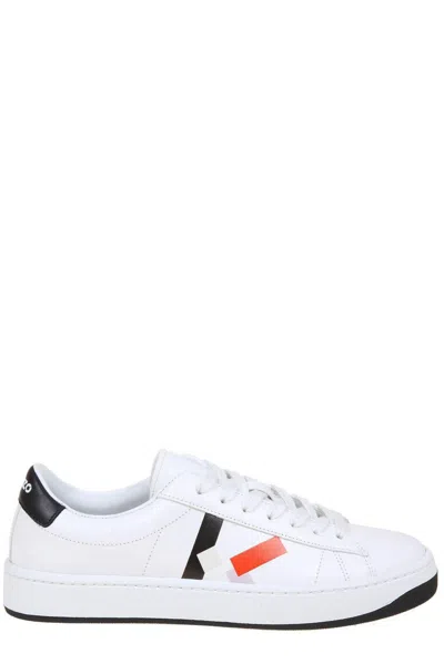 Kenzo Kourt K Logo Sneakers In White