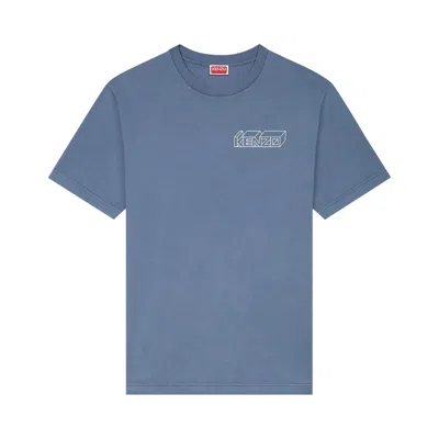 Pre-owned Kenzo Kube Classic T-shirt 'light Blue'