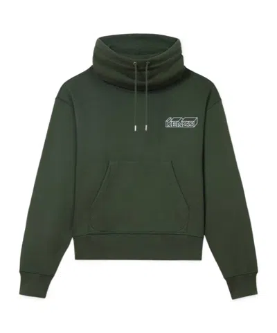 KENZO KENZO KUBE LOGO EMBROIDERED SWEATSHIRT