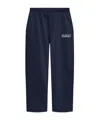 Kenzo ' Kube' Straight Embroidered Jogging Trousers In Black